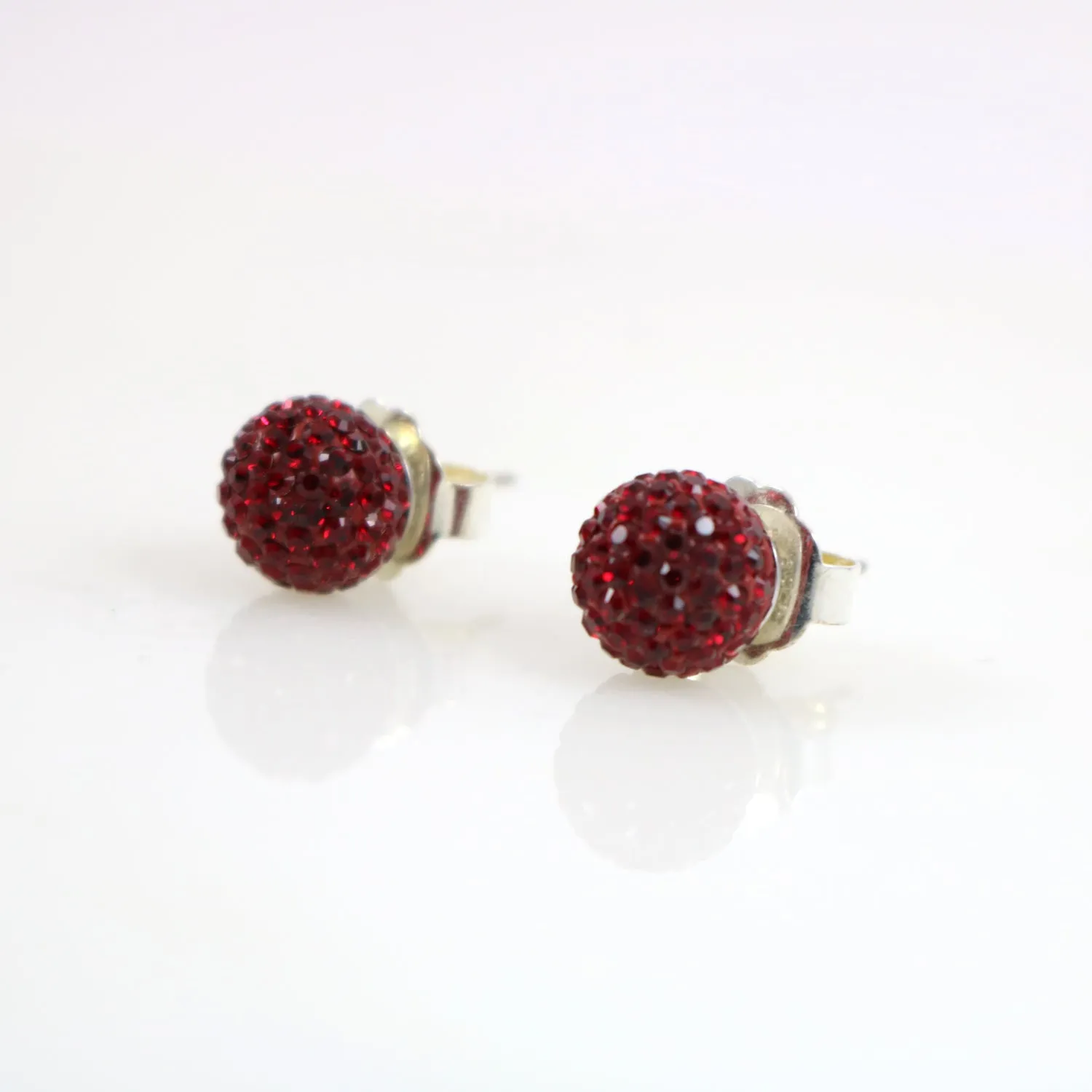 10mm Rose Stud Earrings