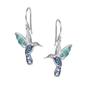 Abalone Hummingbird Earrings