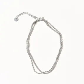 Ada Anklet | Silver