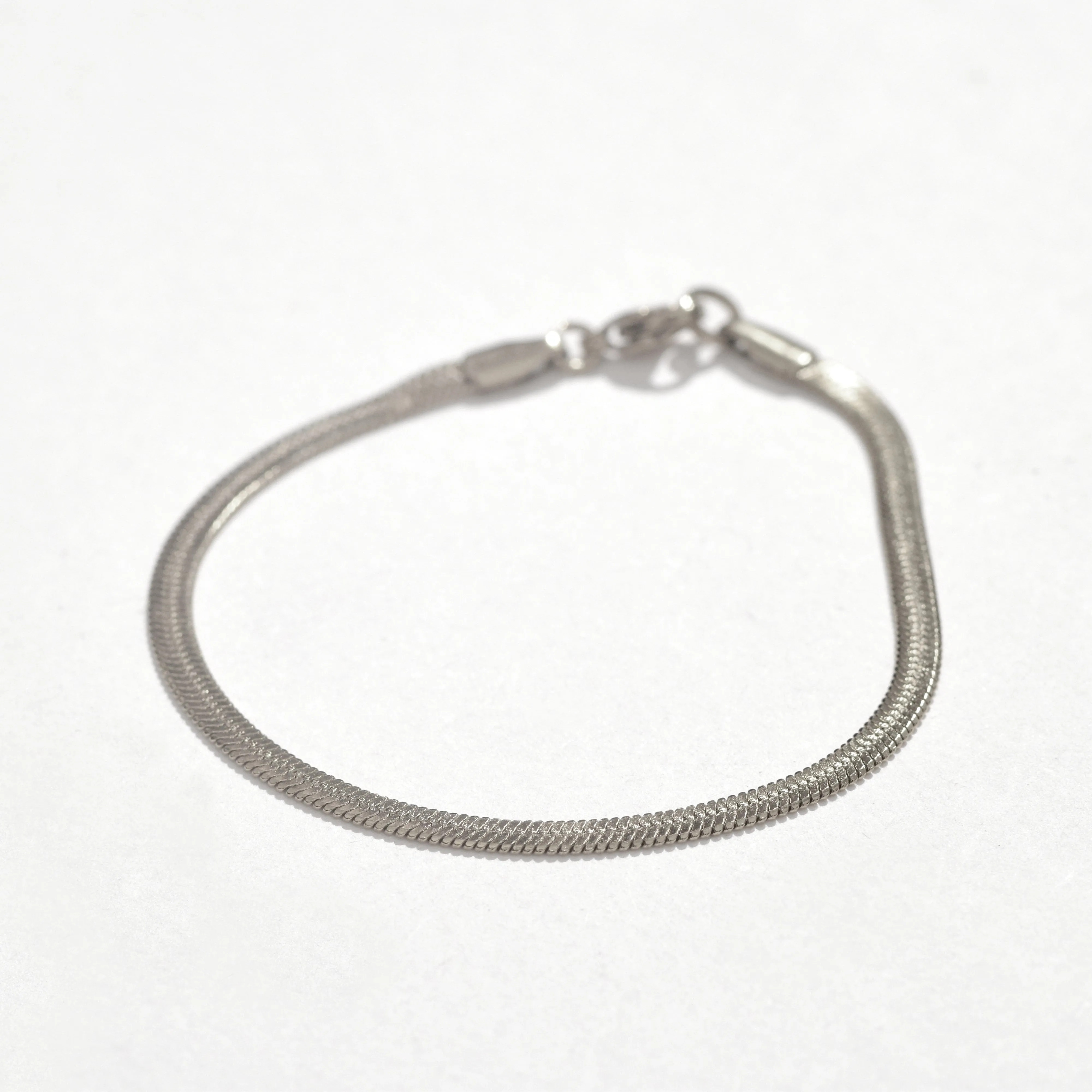 Ally 4MM Anklet | Silver