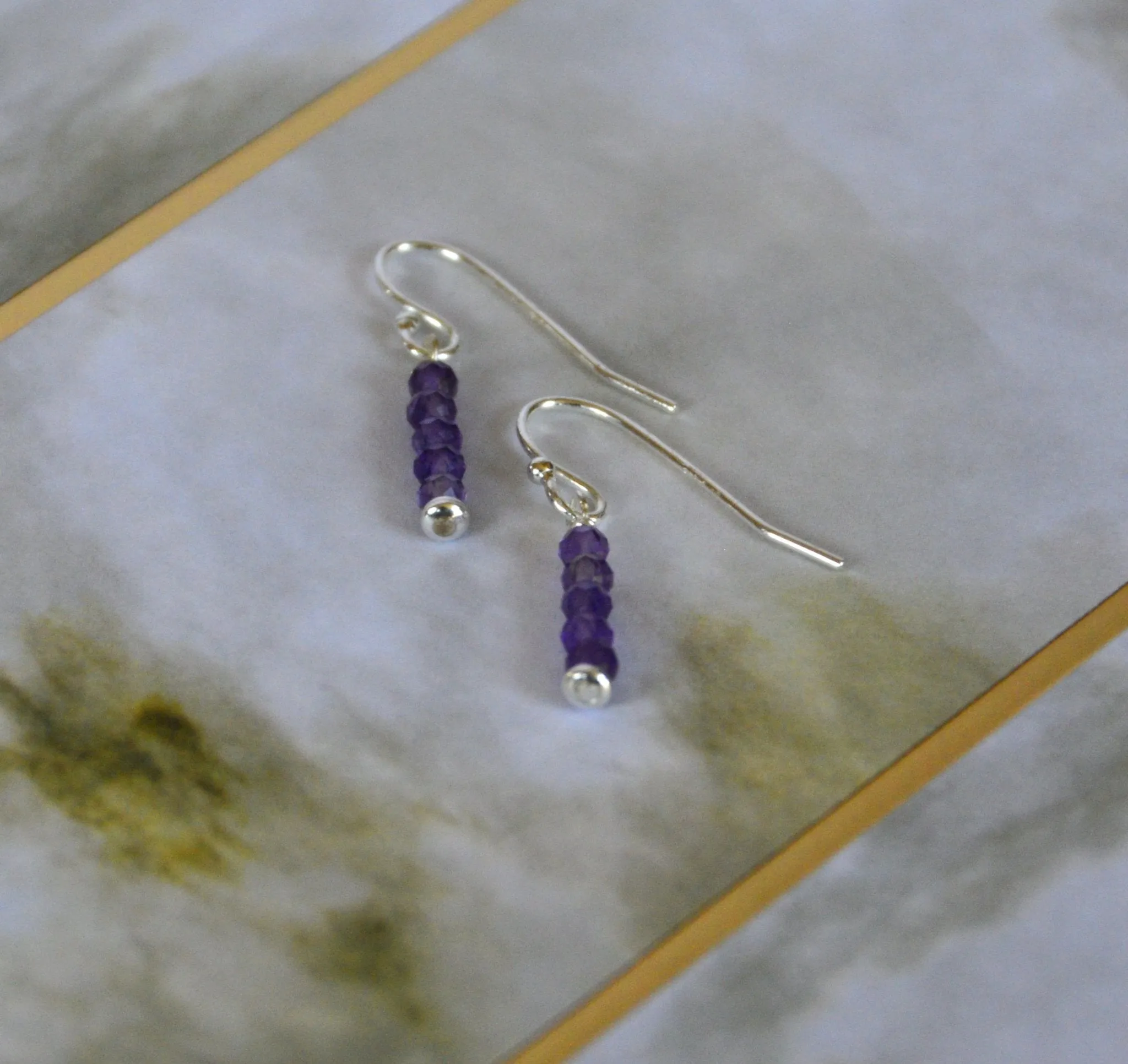 Amethyst Dangle Earrings