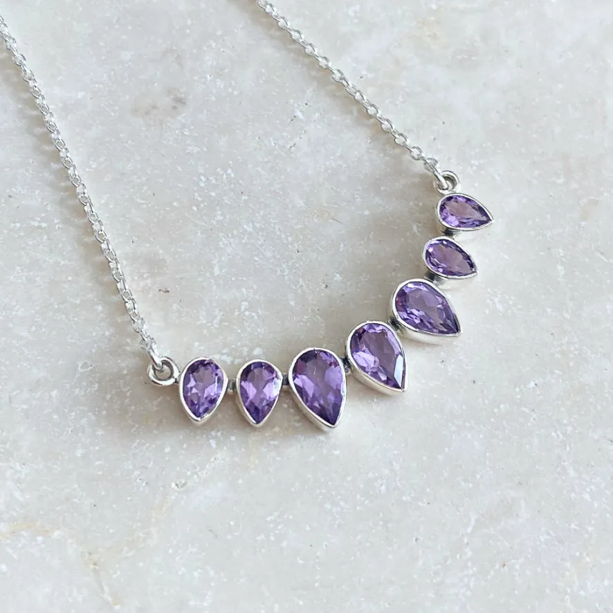 Amethyst Necklace -Kyra