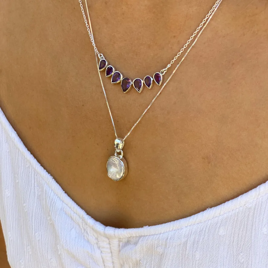 Amethyst Necklace -Kyra