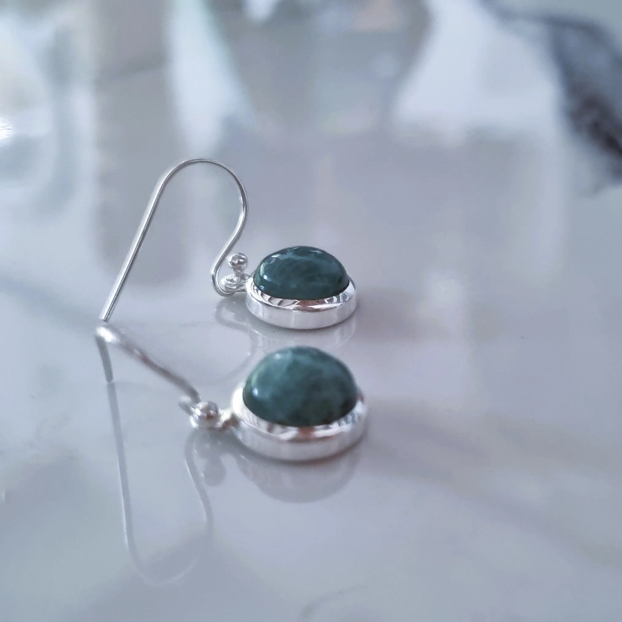 Aquamarine earrings