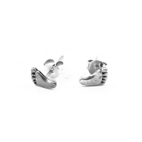 Bare Feet Stud Earrings