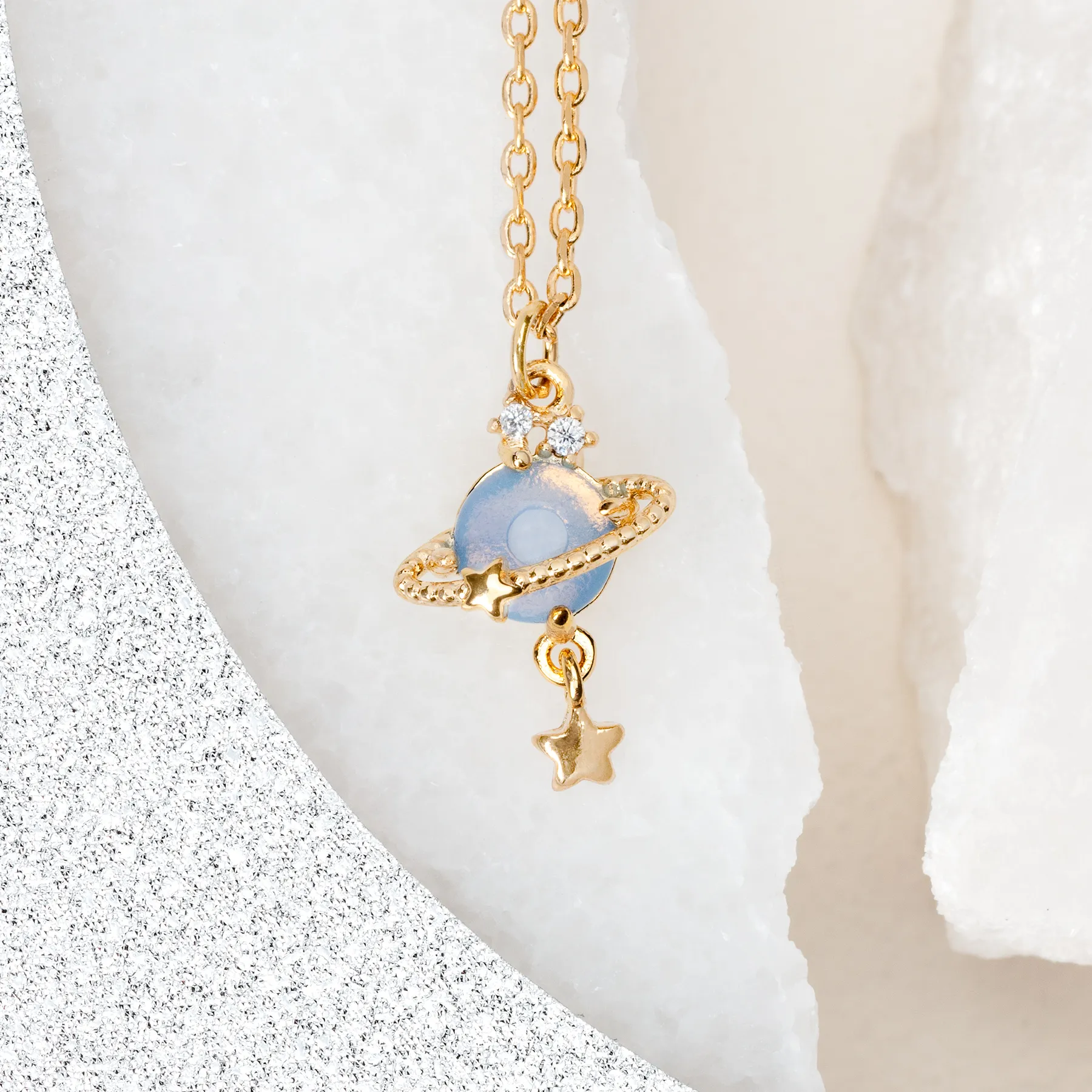 Blue Jupiter Necklace