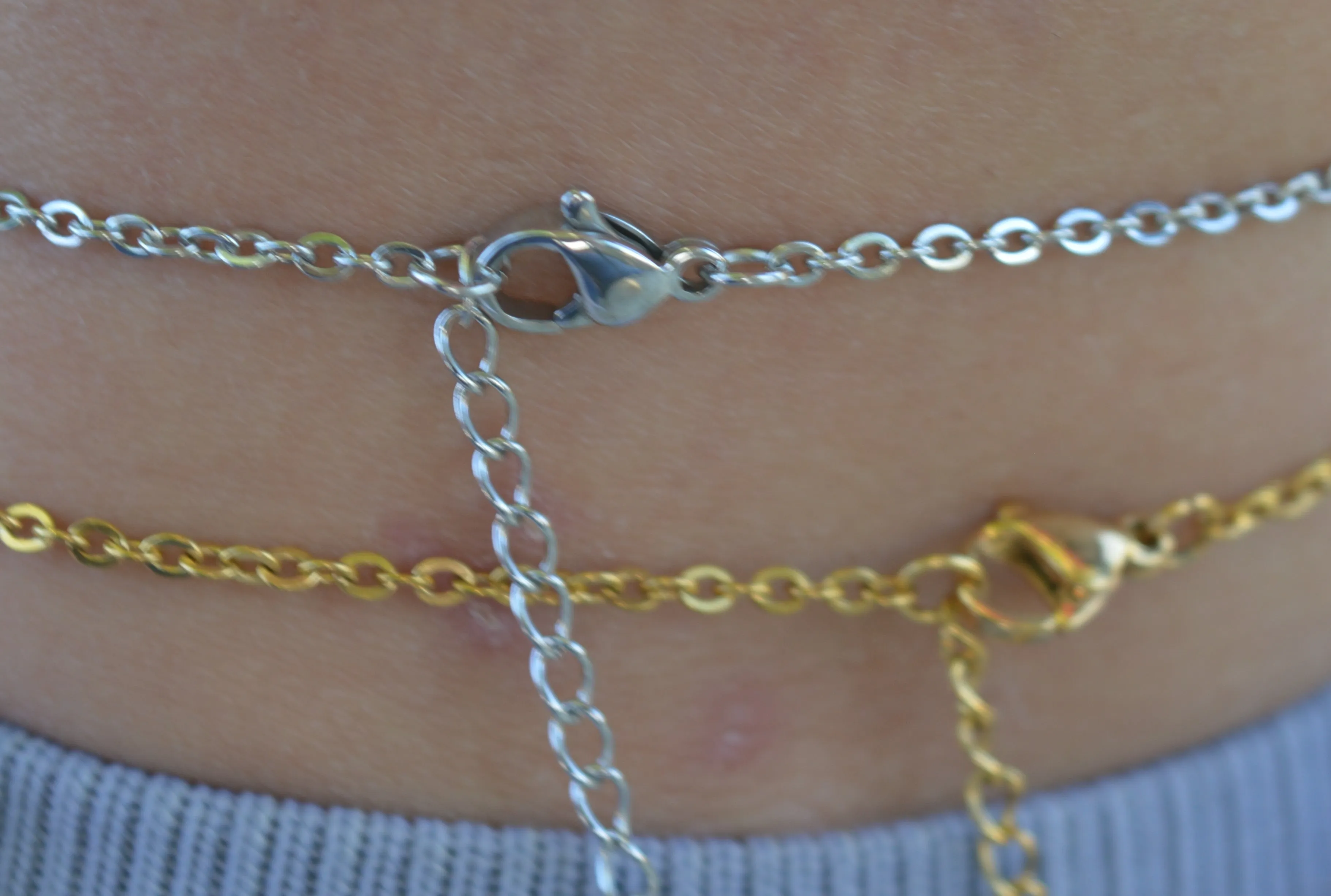 Boricua Anklet #4 (Gold or Silver)