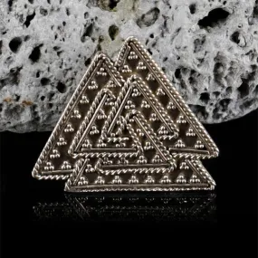 Bronze Filigree Valknut Pendant