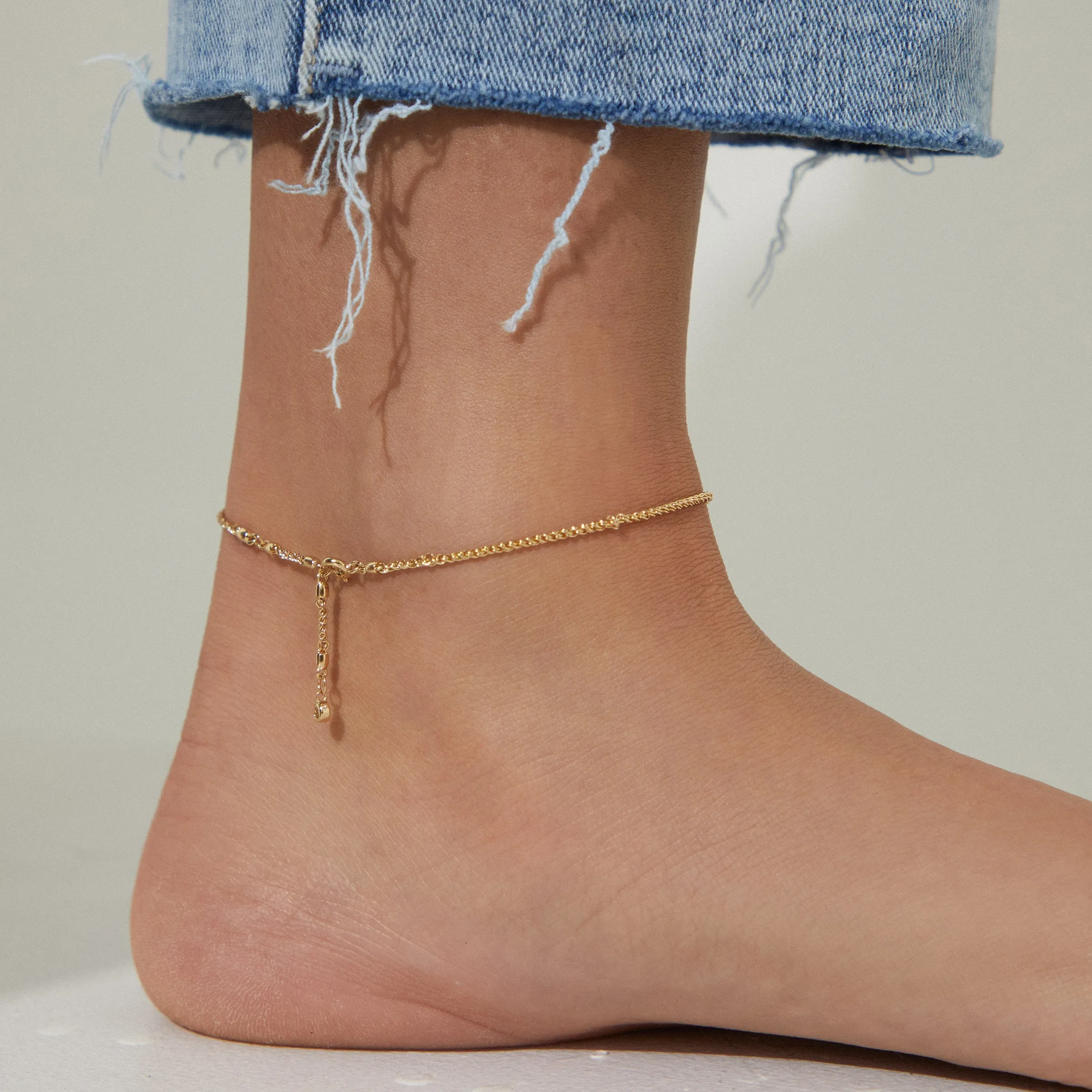 BRUNCH ROPE CHAIN ANKLET