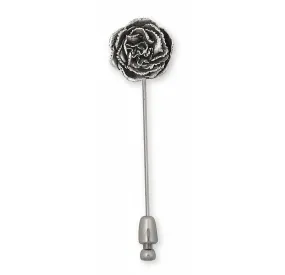 Carnation Brooch Pin Jewelry Sterling Silver Handmade Flower Brooch Pin CN1-STPN