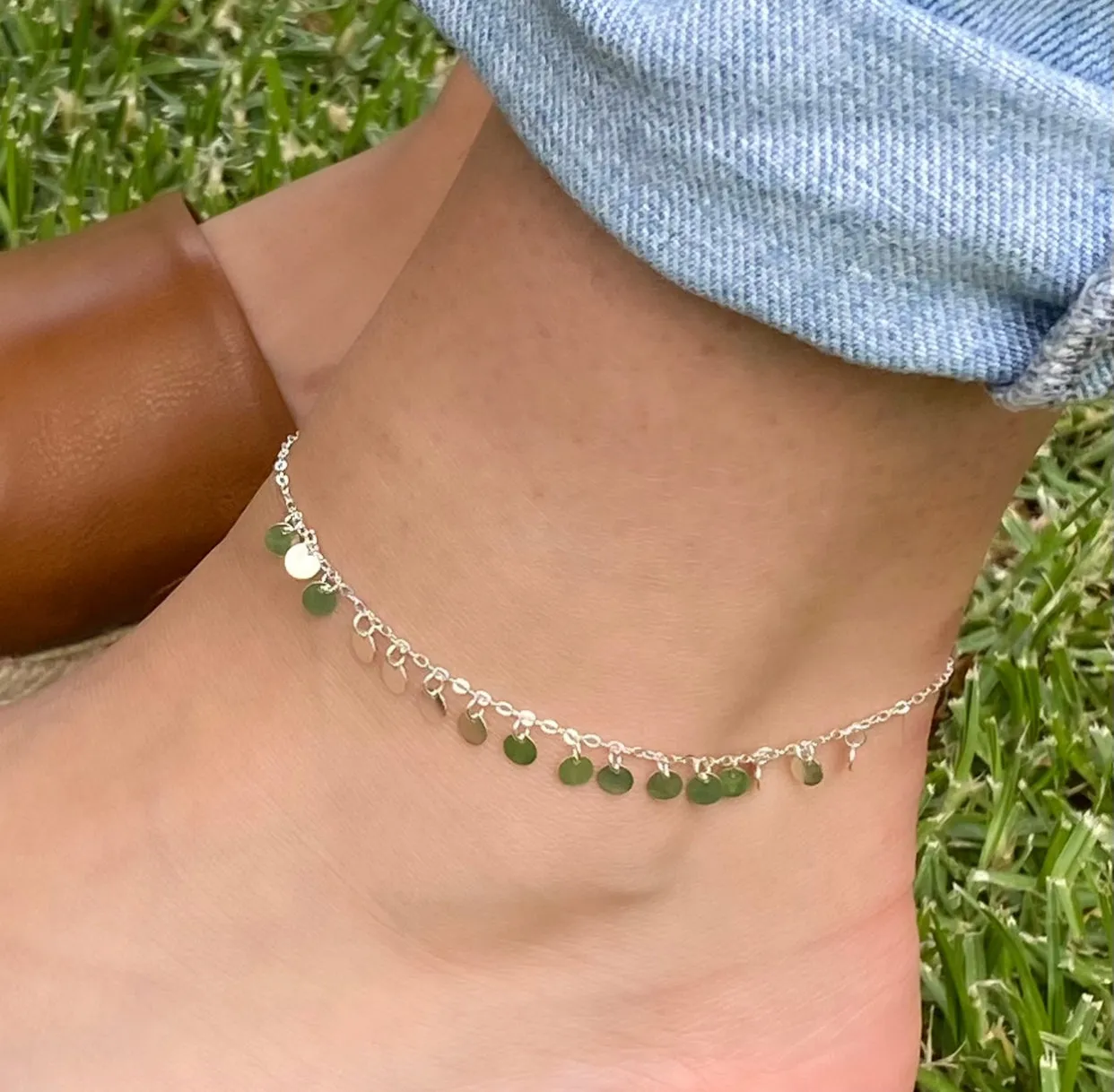 Cassidy Anklet - Silver