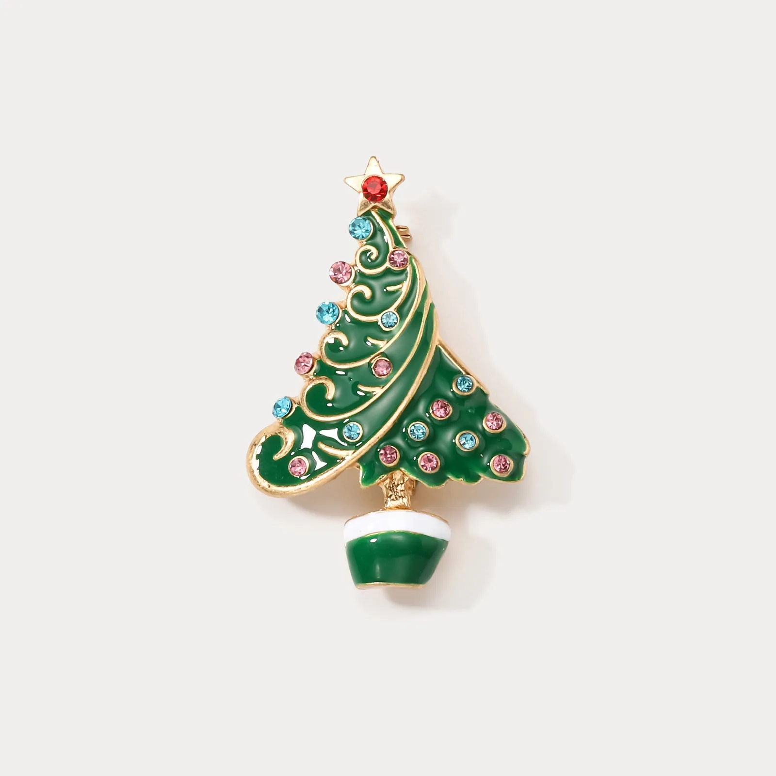 Christmas Tree Brooch