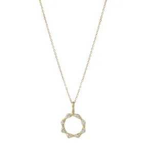 Circle Diamond Reef Pendant