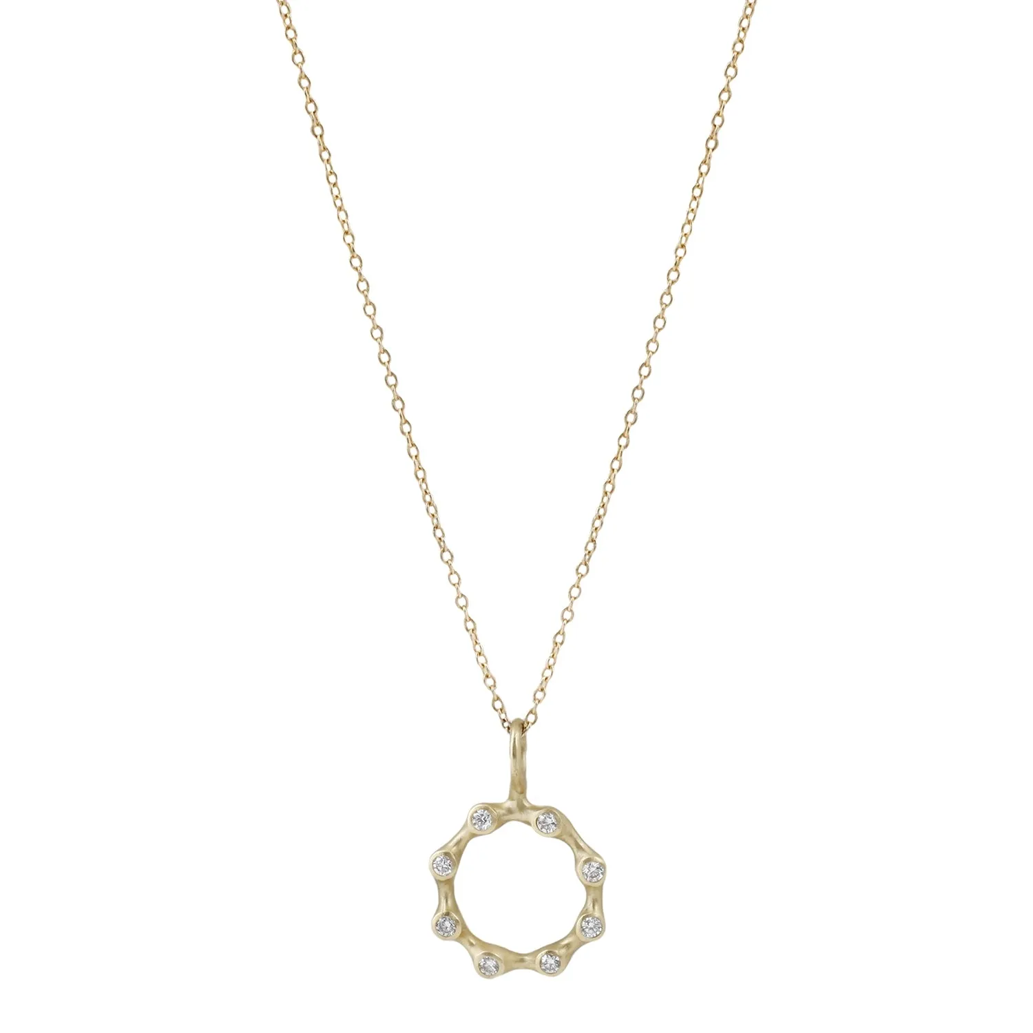 Circle Diamond Reef Pendant