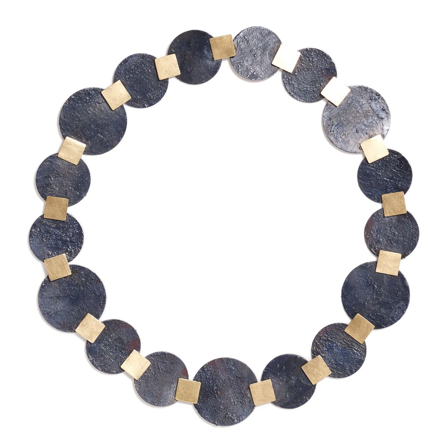 Circular Niello Necklace