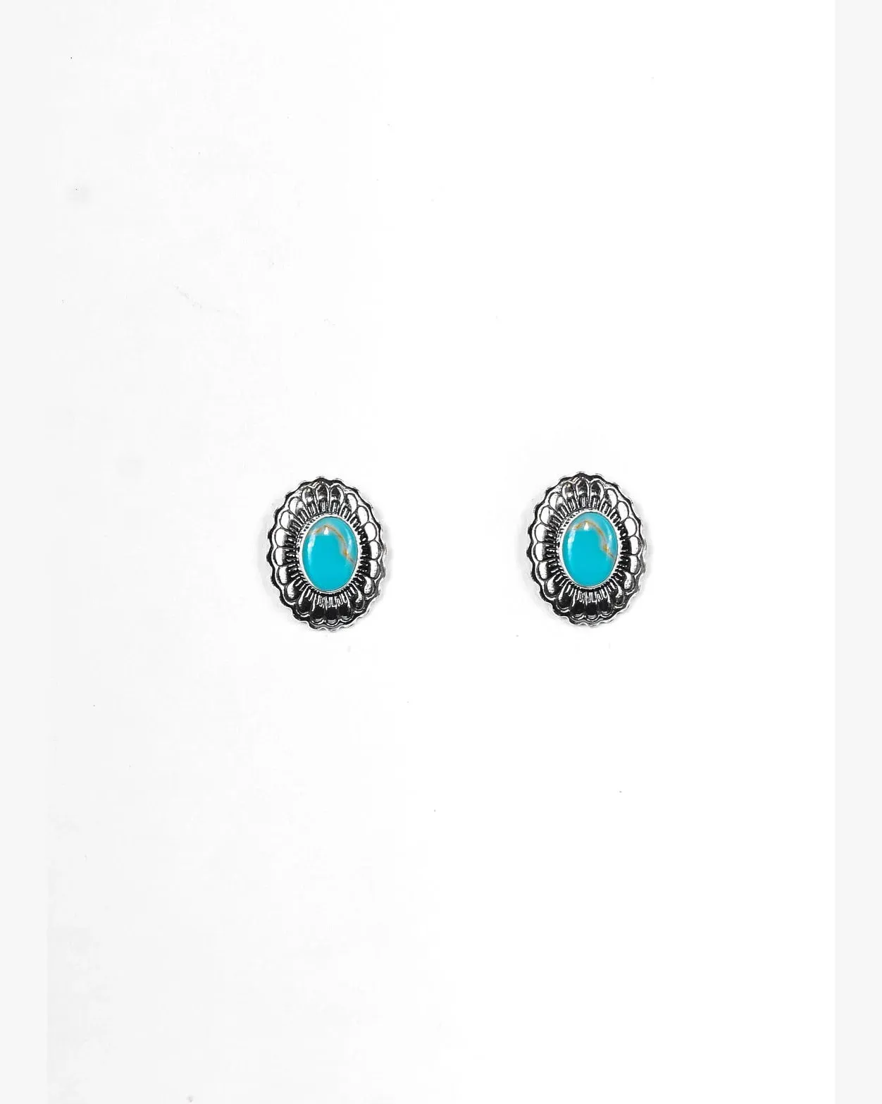 Concho Turquoise Earrings