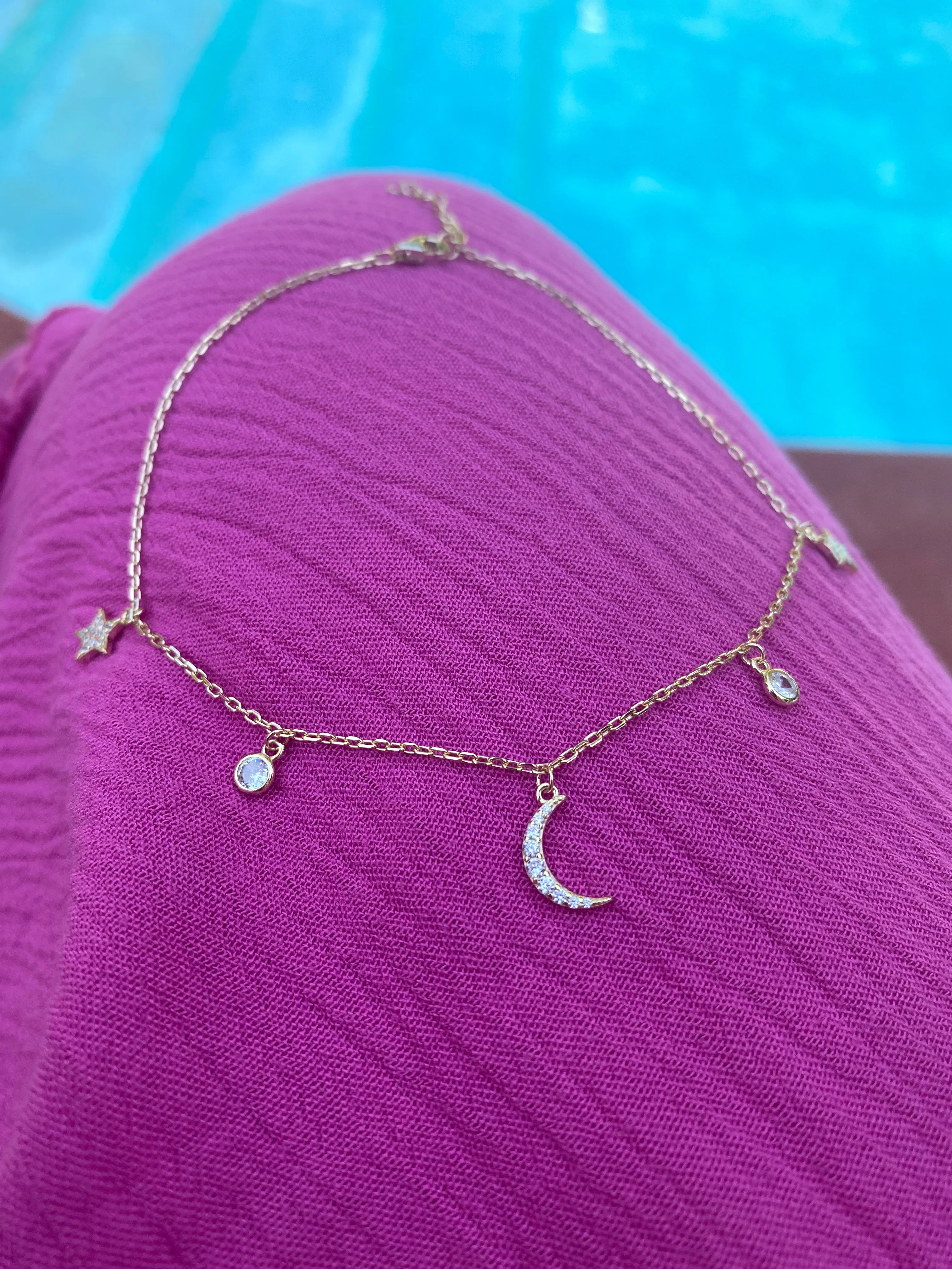 Constellation Anklet