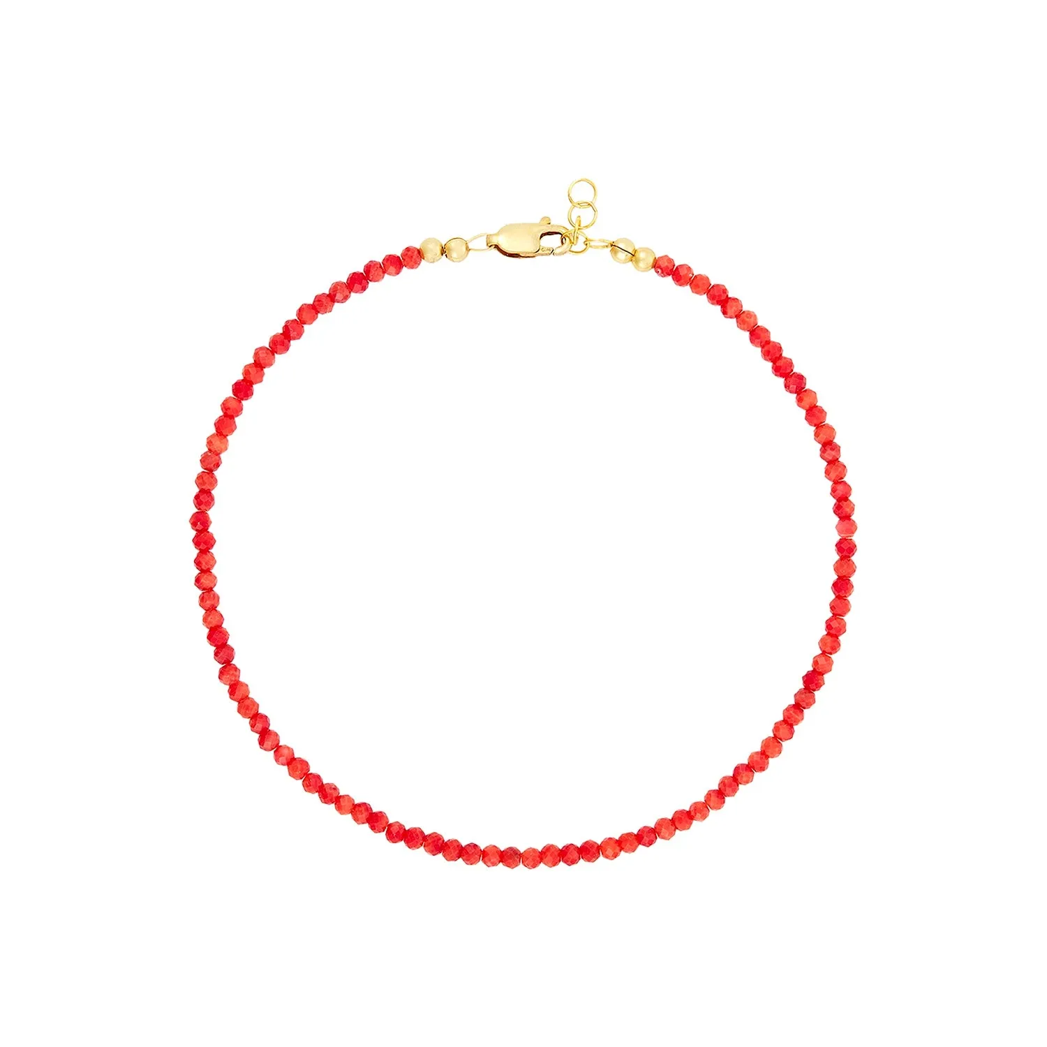 Coral Anklet