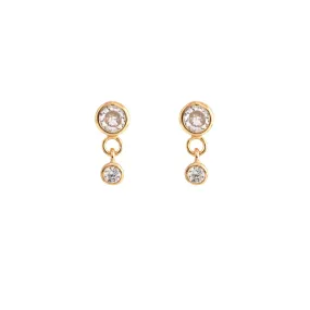 Crystal Swing Stud Earrings