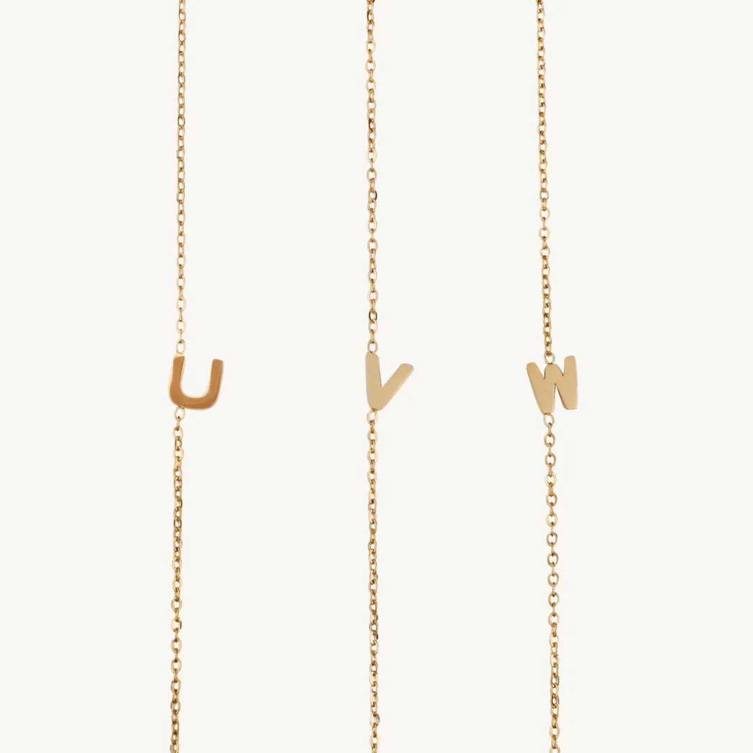 Dainty Initial Necklace