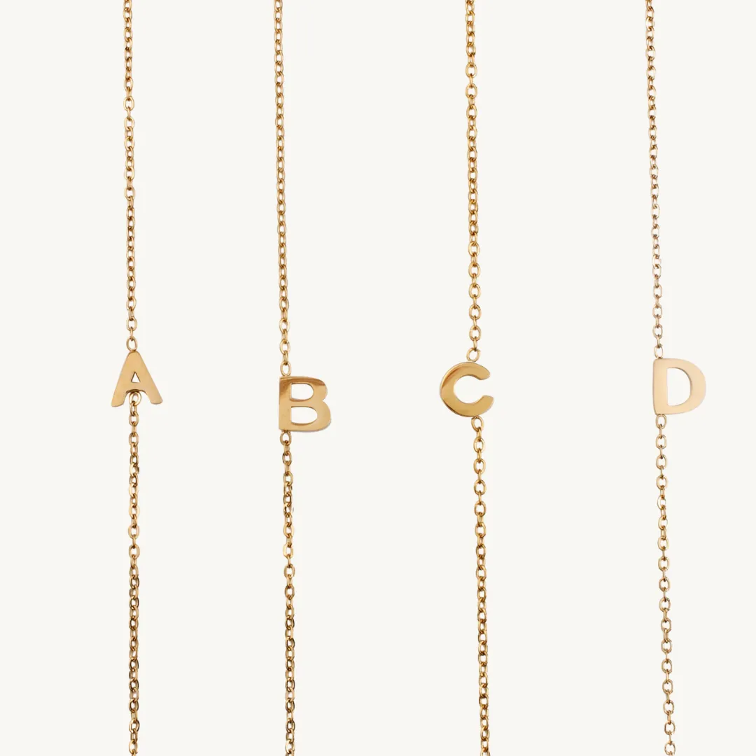 Dainty Initial Necklace