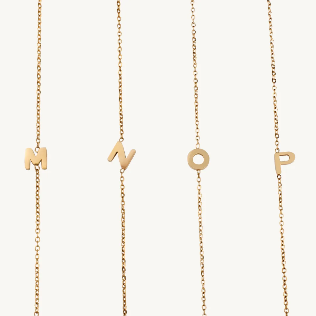 Dainty Initial Necklace