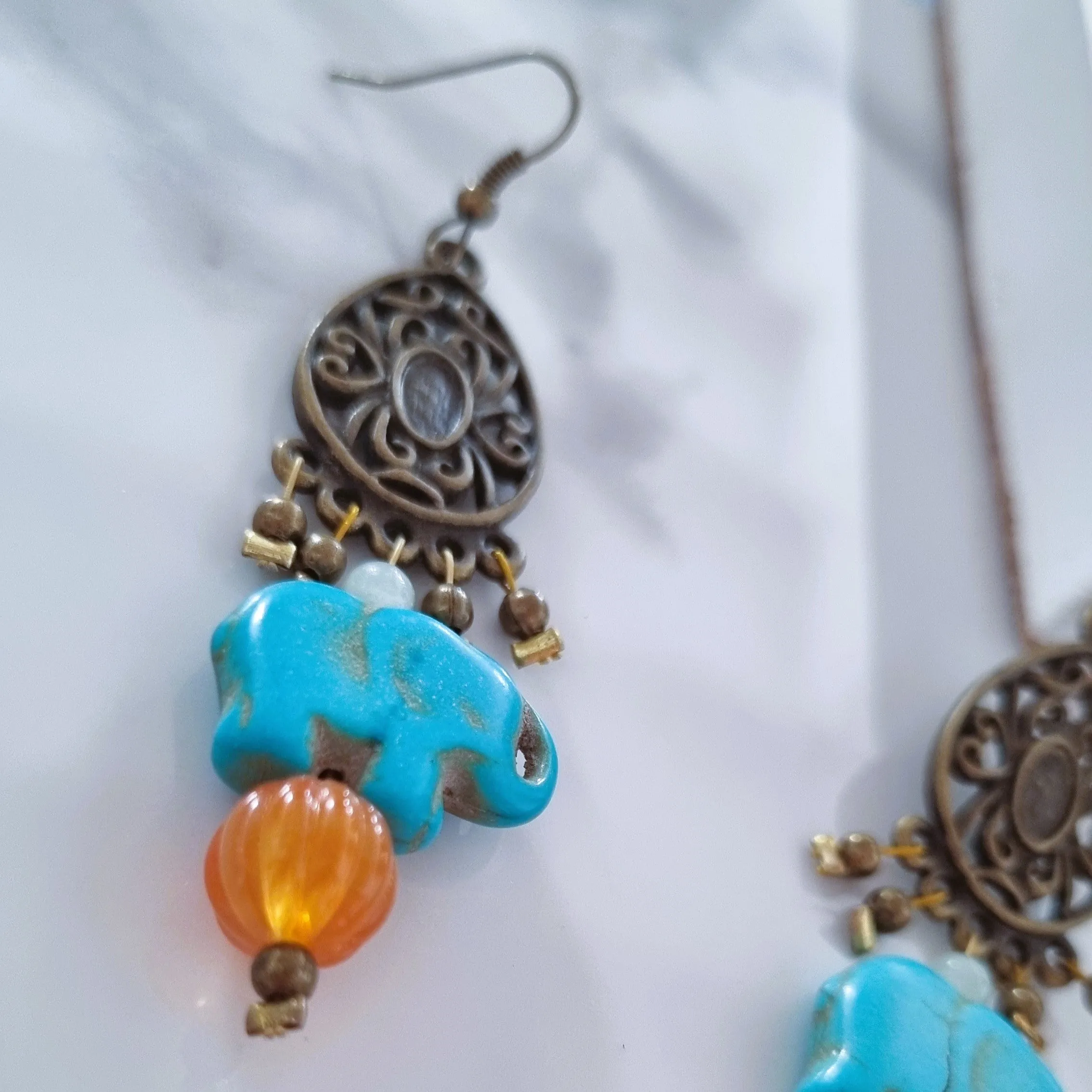 Elephant earrings