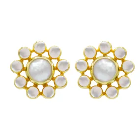 Giselle Stud Stone Earrings