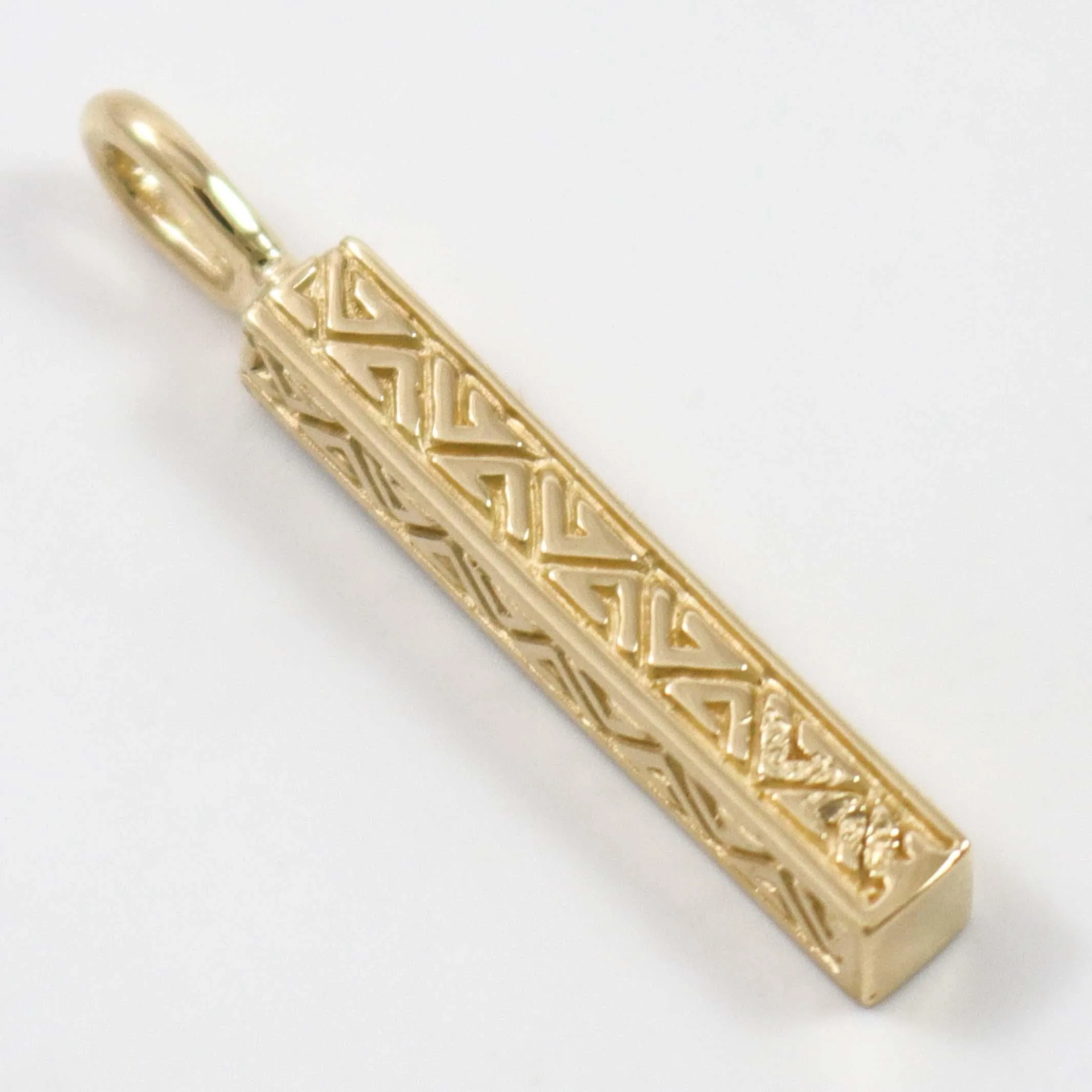 Gold Dancing Stick Pendant