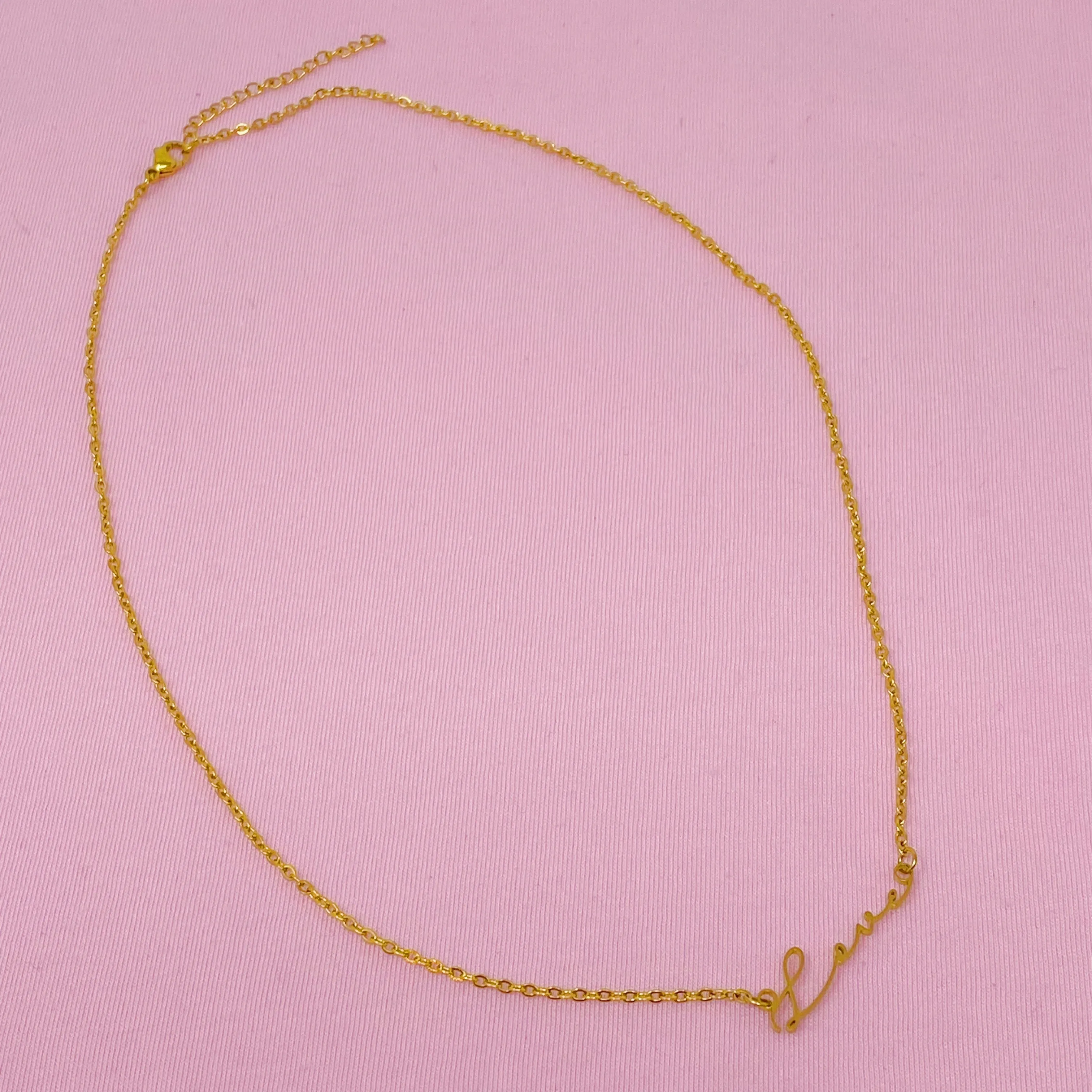 Gold Love Necklace