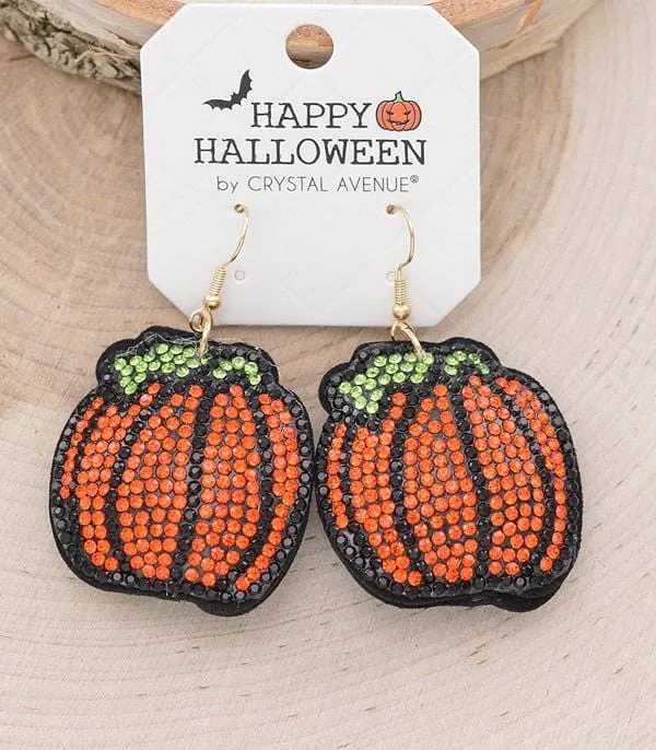 Halloween beaded earrings