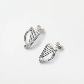 Harp Stud Earrings