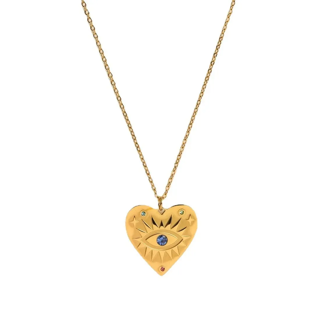 Heart Eye Necklace