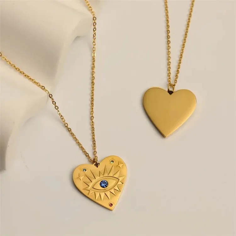 Heart Eye Necklace