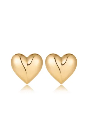 Heart Stud Earrings