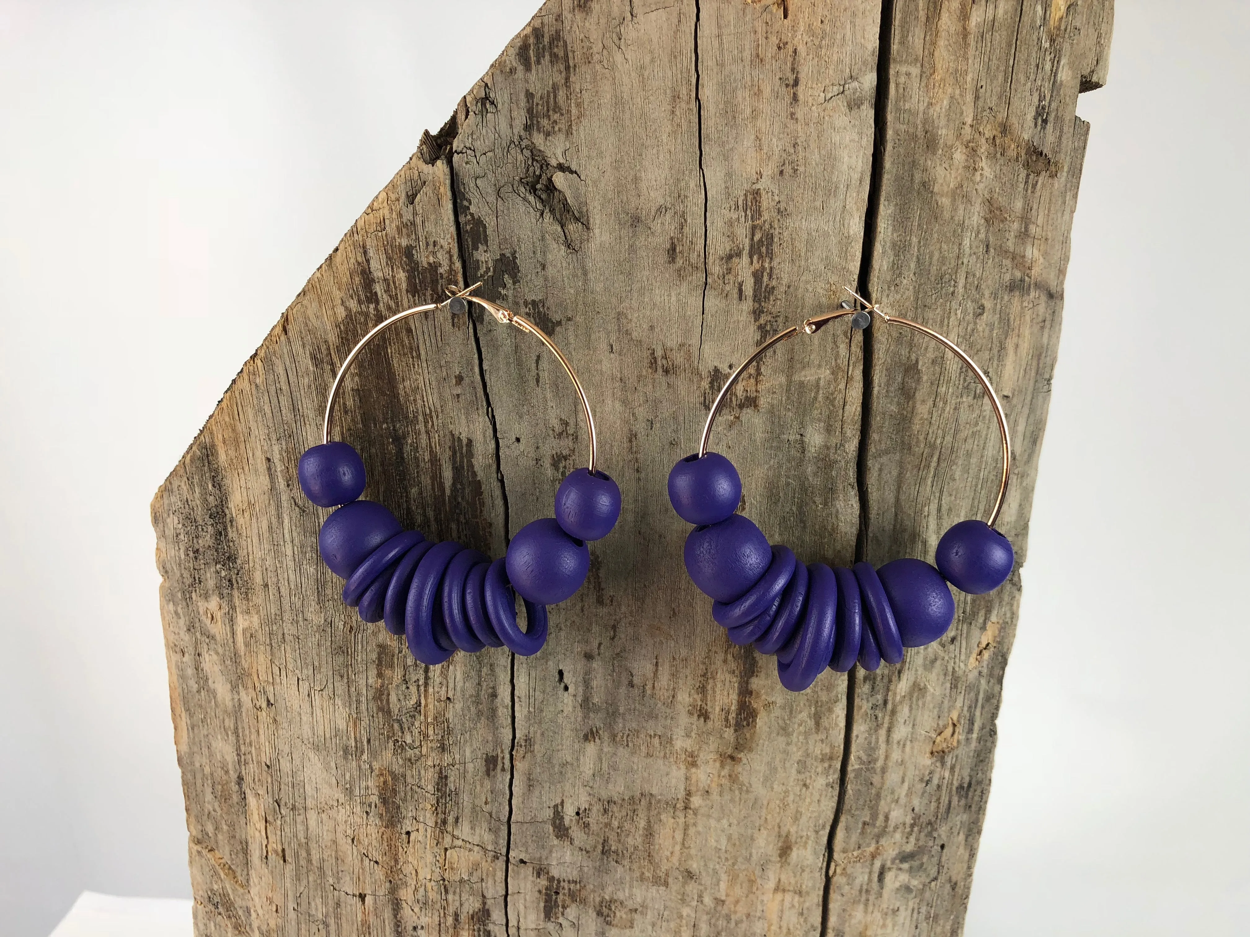 Hoopla Wooden Earrings