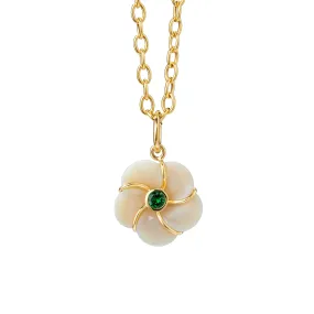 Jardin Opal Flower Pendant