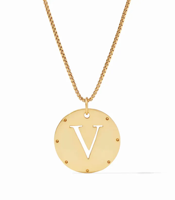 Julie Vos Monogram Pendant