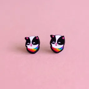 Kitten — mini stud earrings