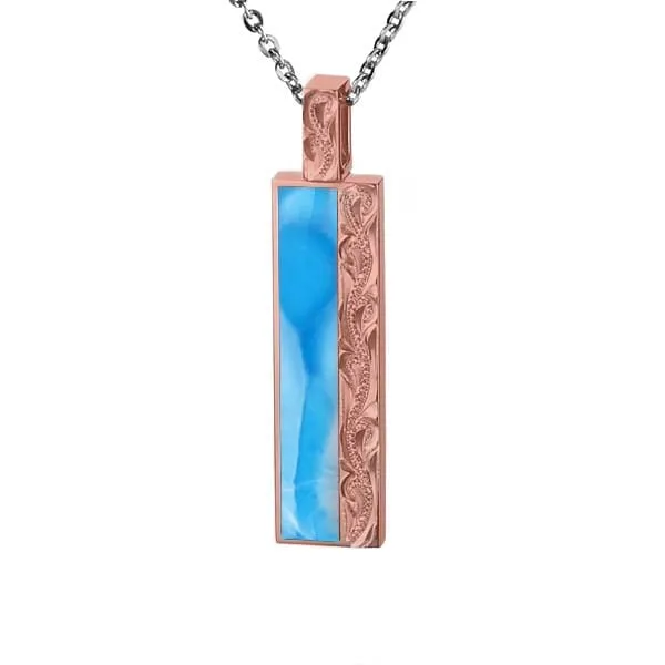 Larimar Nalu Bar Pendant