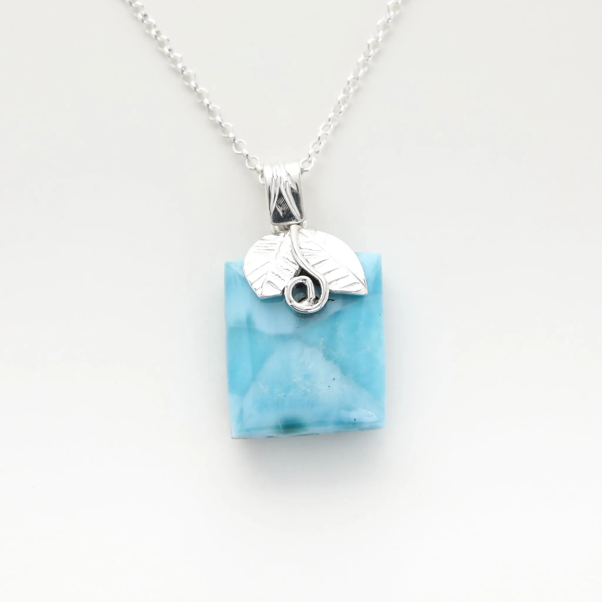 Larimar Pendant Flora