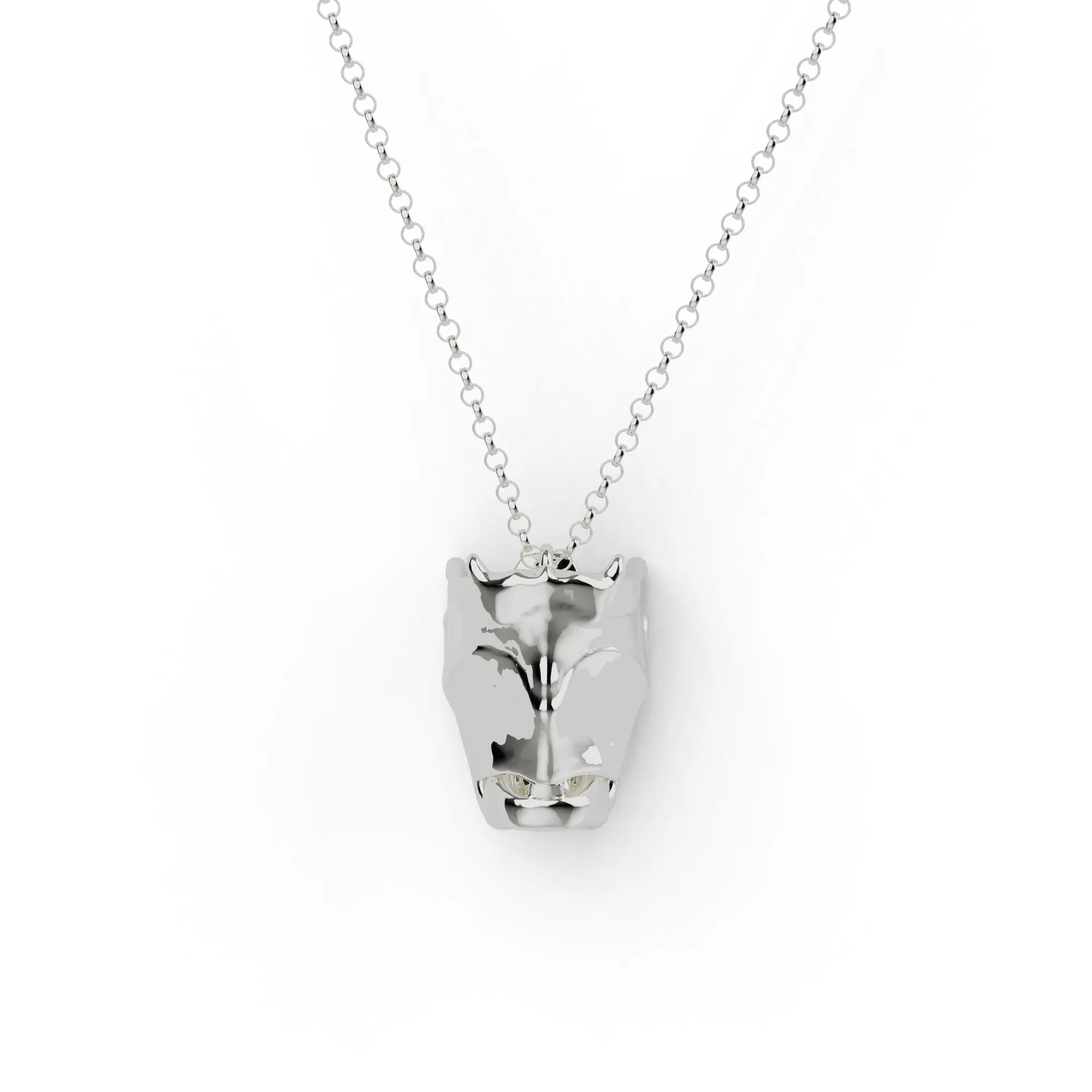 larynx necklace | silver