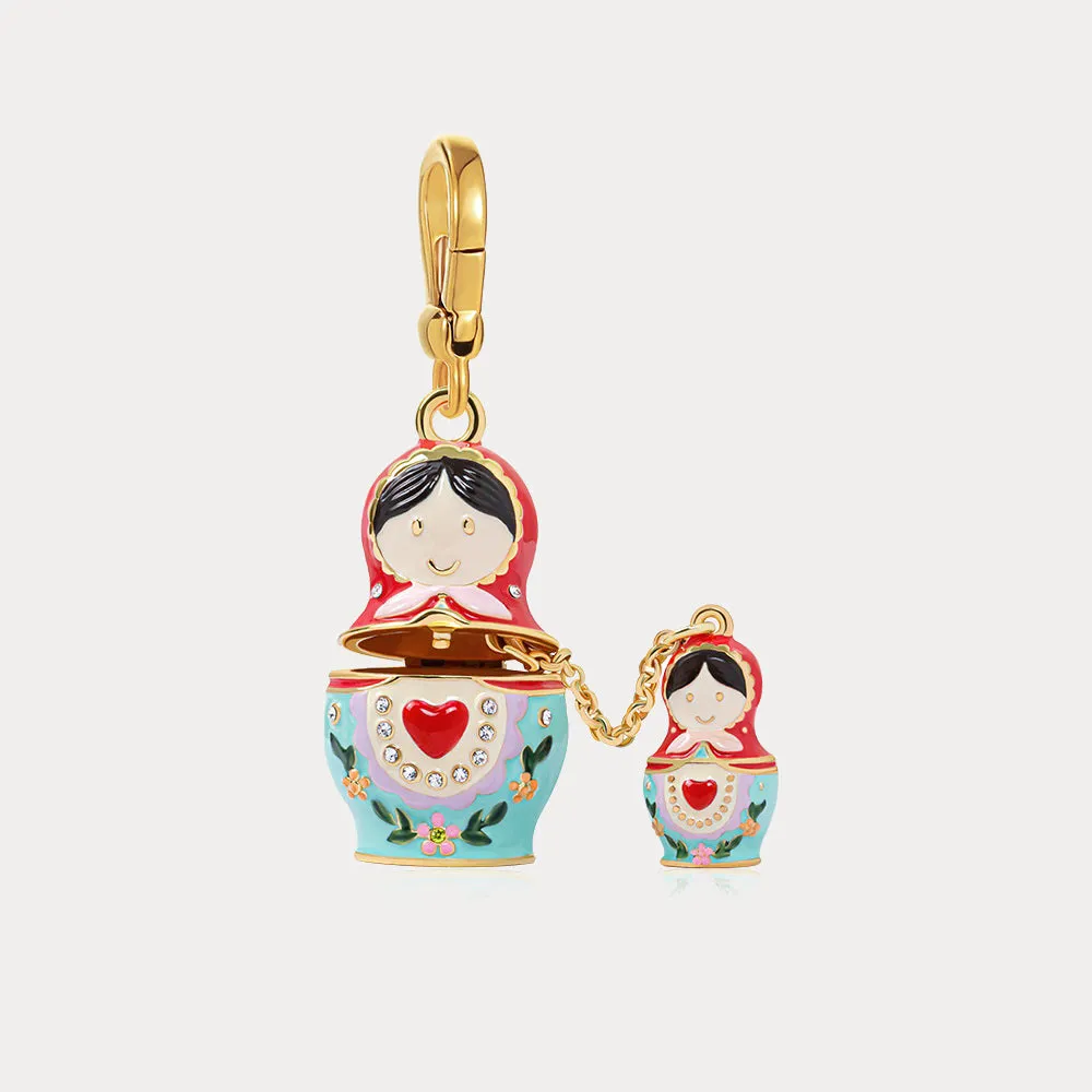 Matryoshka Locket Necklace