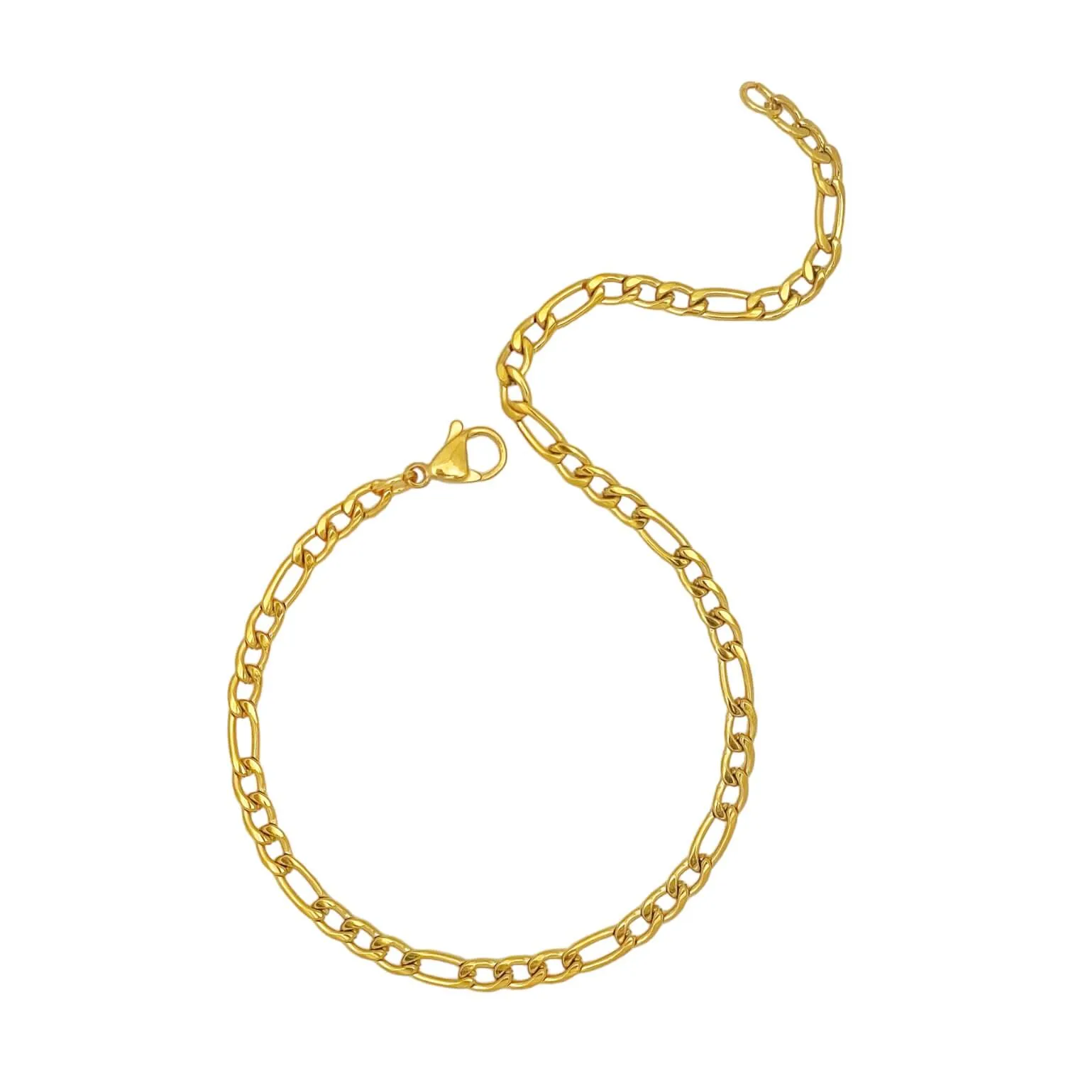 Mini Figaro Chain Anklet