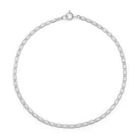 Nostalgia Spark Anklet | Silver