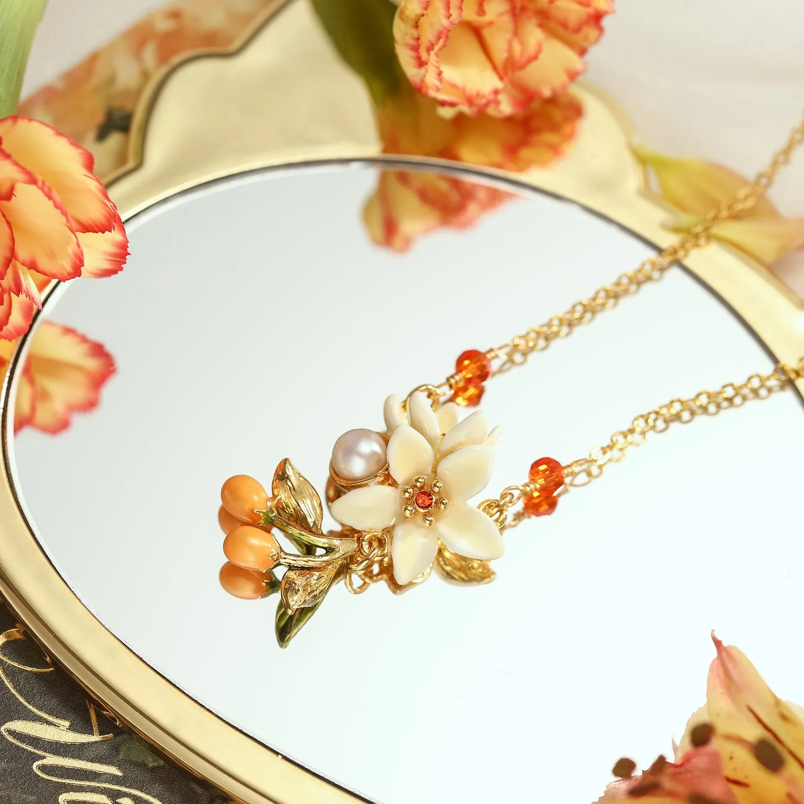 Orange Blossom Necklace