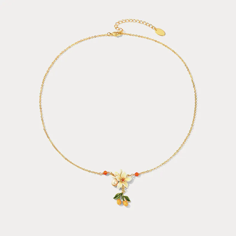 Orange Blossom Necklace