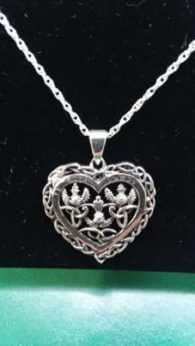 Outlander Heart Pendant