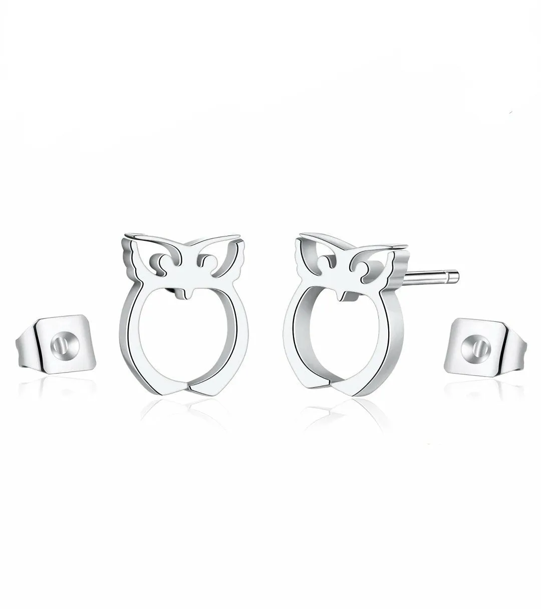 Owl Stud Earrings