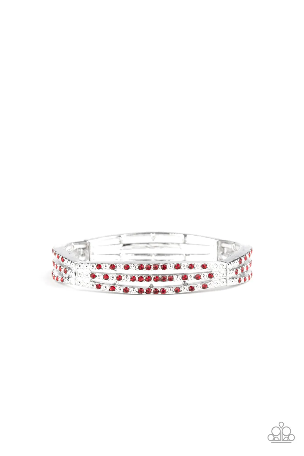 Paparazzi Bracelet ~ Suburban Scene - Red Bracelet